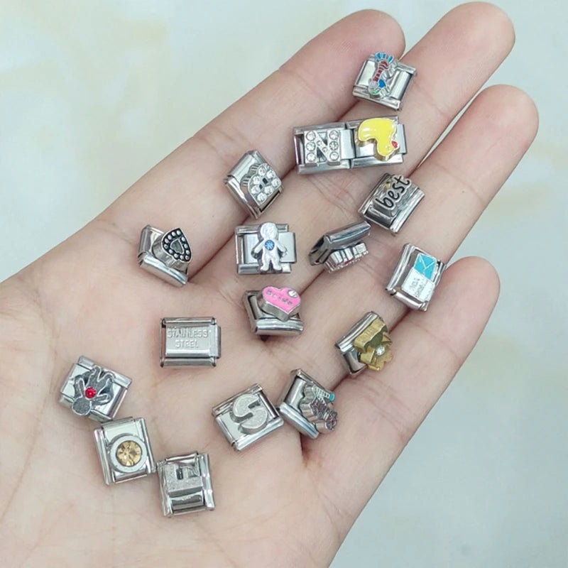 100Pcs Elegant Charm Bracelet Modules